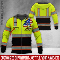 Custom Name and Text Uniform Full Color 3D Hoodie - photo 6