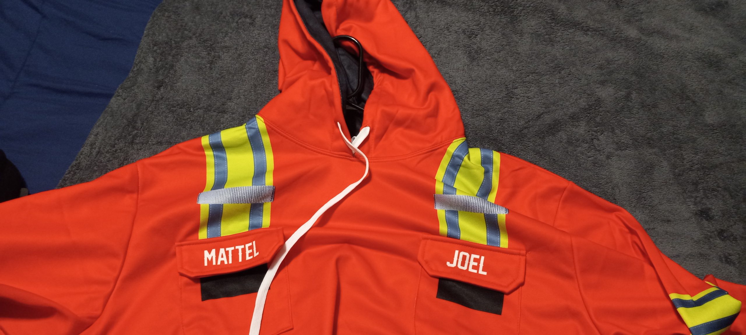 Click to view full screen Pocket sewn on chest - Customized Name And Color All Over Printed Clothes AD343 photo review