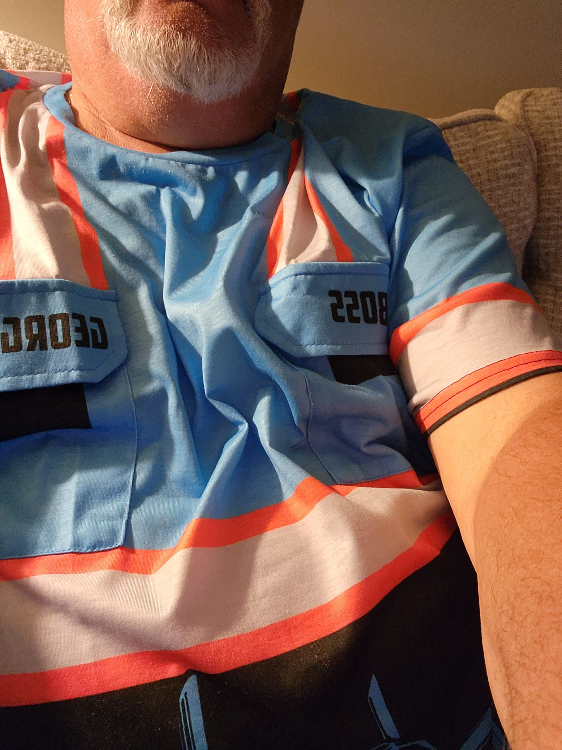 Click to view full screen Pocket - Personalized Name And Color Semi Truck Uniform All Over Printed Clothes AD235 photo review