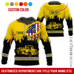 Custom Text and Love Tow Truck Hoodie - photo 66