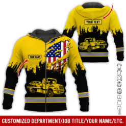 Custom Text and Love Tow Truck Hoodie - photo 67