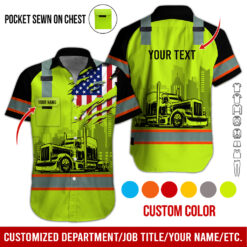 Custom Text and Color Truck Driver Uniform Hoodie - photo 265