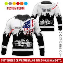 Custom Text and Love Tow Truck Hoodie - photo 68