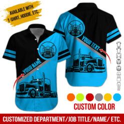 Custom Name and Color Truck Driver Uniform Hoodie - photo 63