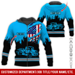 Custom Text and Love Tow Truck Hoodie - photo 71
