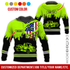 Custom Text and Love Tow Truck Hoodie - photo 61