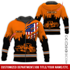 Custom Text and Love Tow Truck Hoodie - photo 73