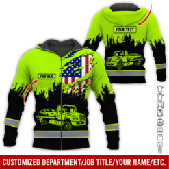 Custom Text and Love Tow Truck Hoodie - photo 62
