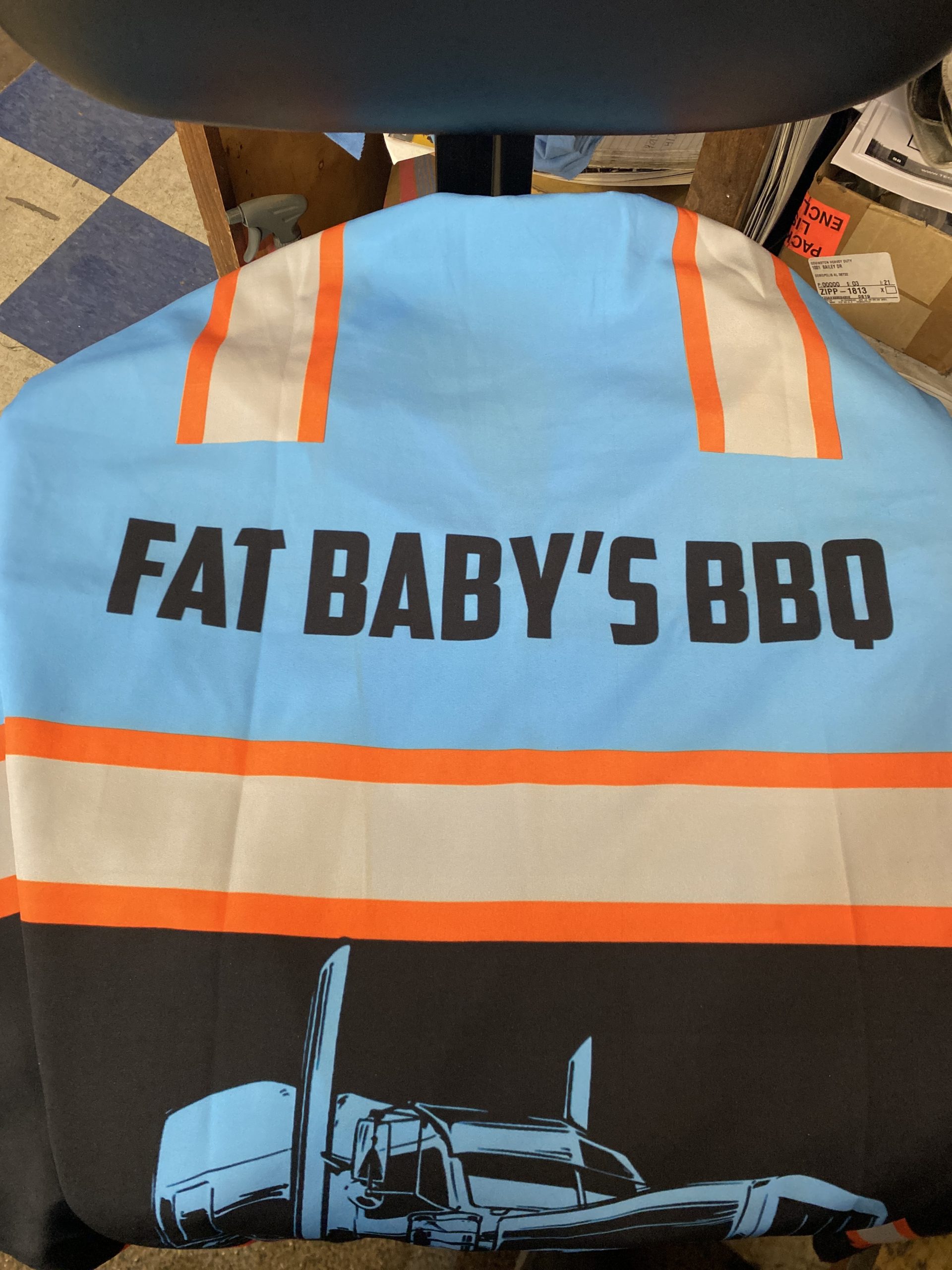 Click to view full screen Pocket - Personalized Name And Color Semi Truck Uniform All Over Printed Clothes AD235 photo review