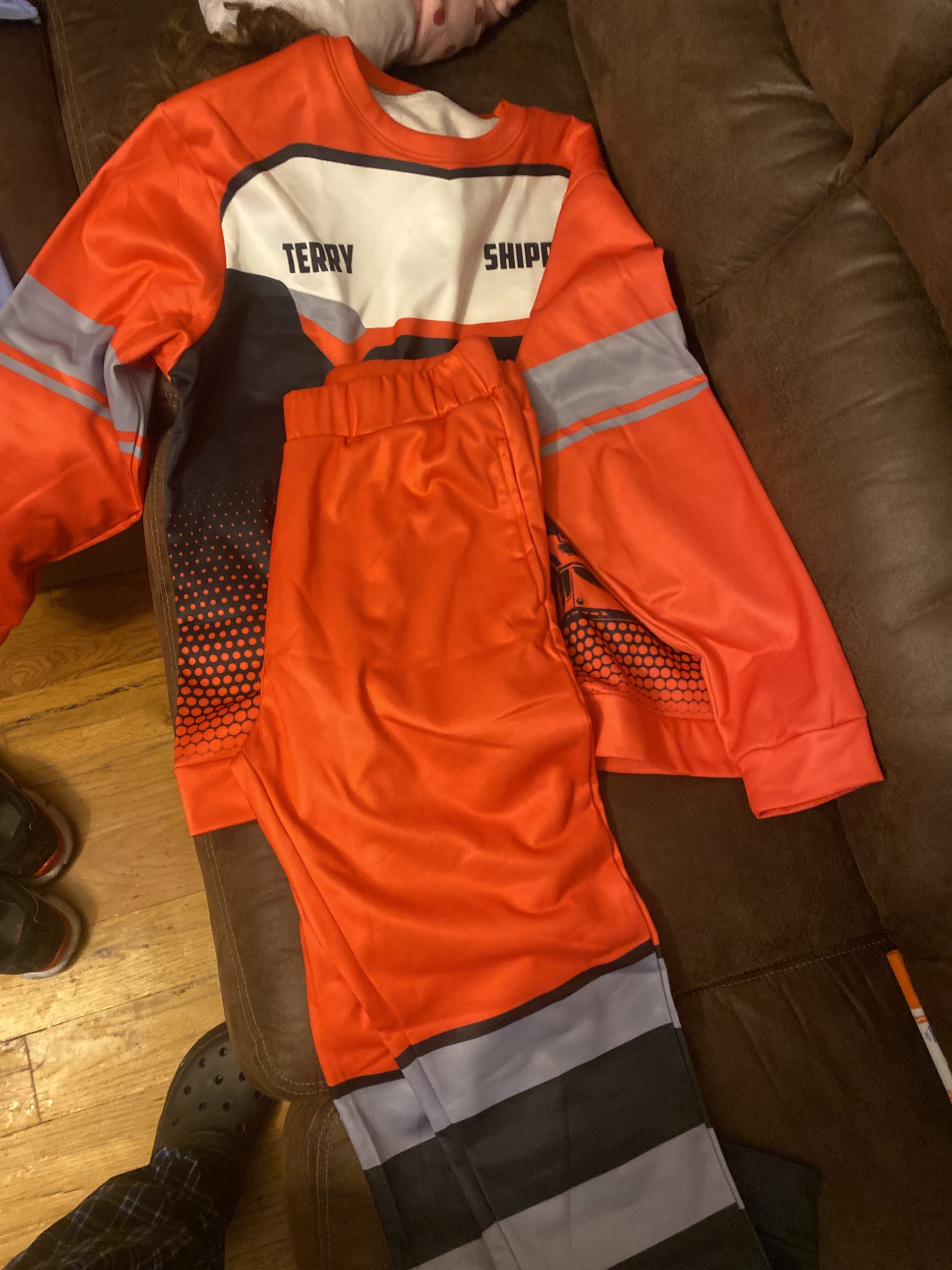 Click to view full screen Custom Name And Color Truck Driver Uniform All Over Printed Clothes ND919 photo review