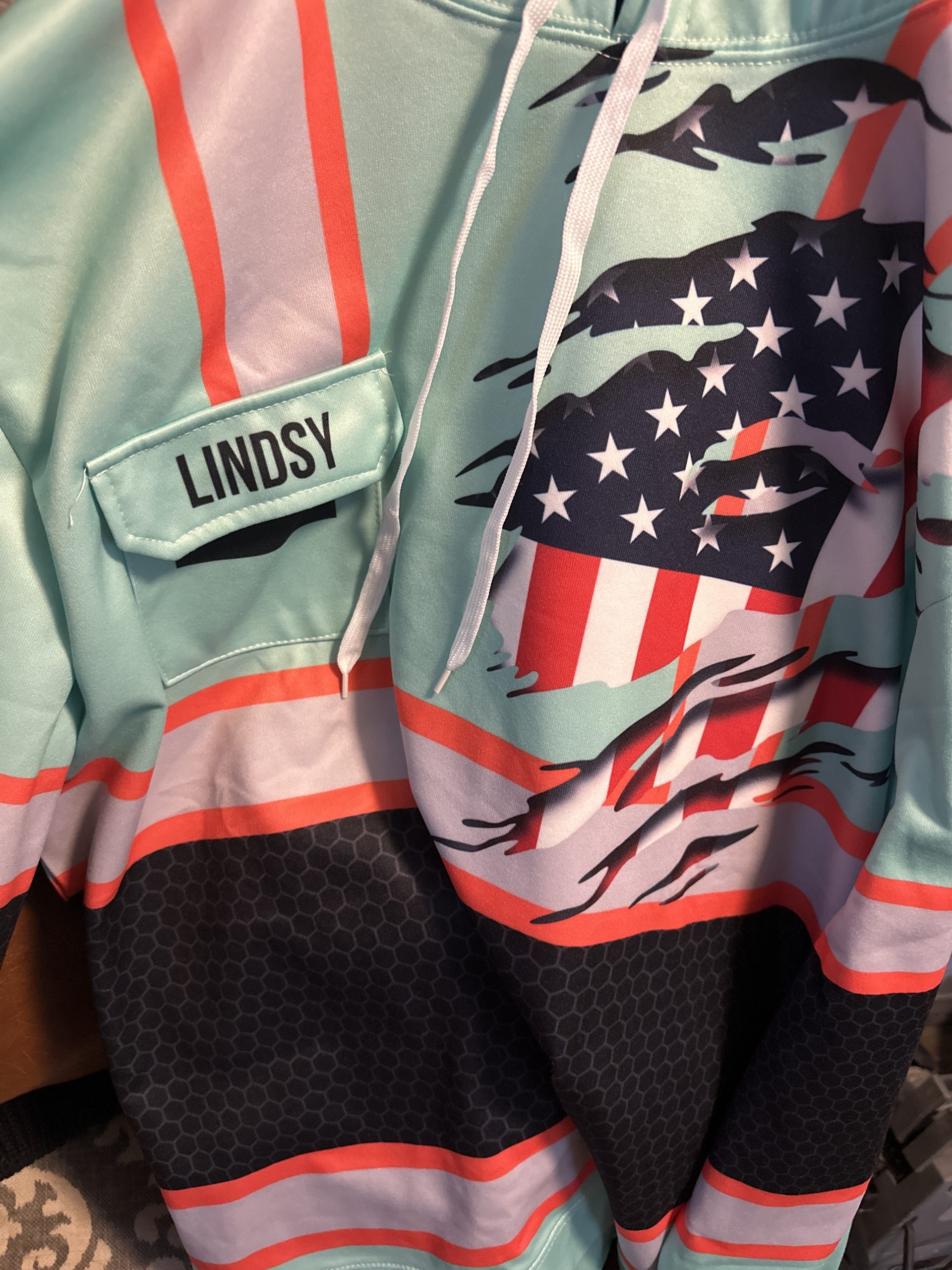 Click to view full screen Personalized Name And Color Love Tow Truck All Over Printed Clothes AD257 photo review