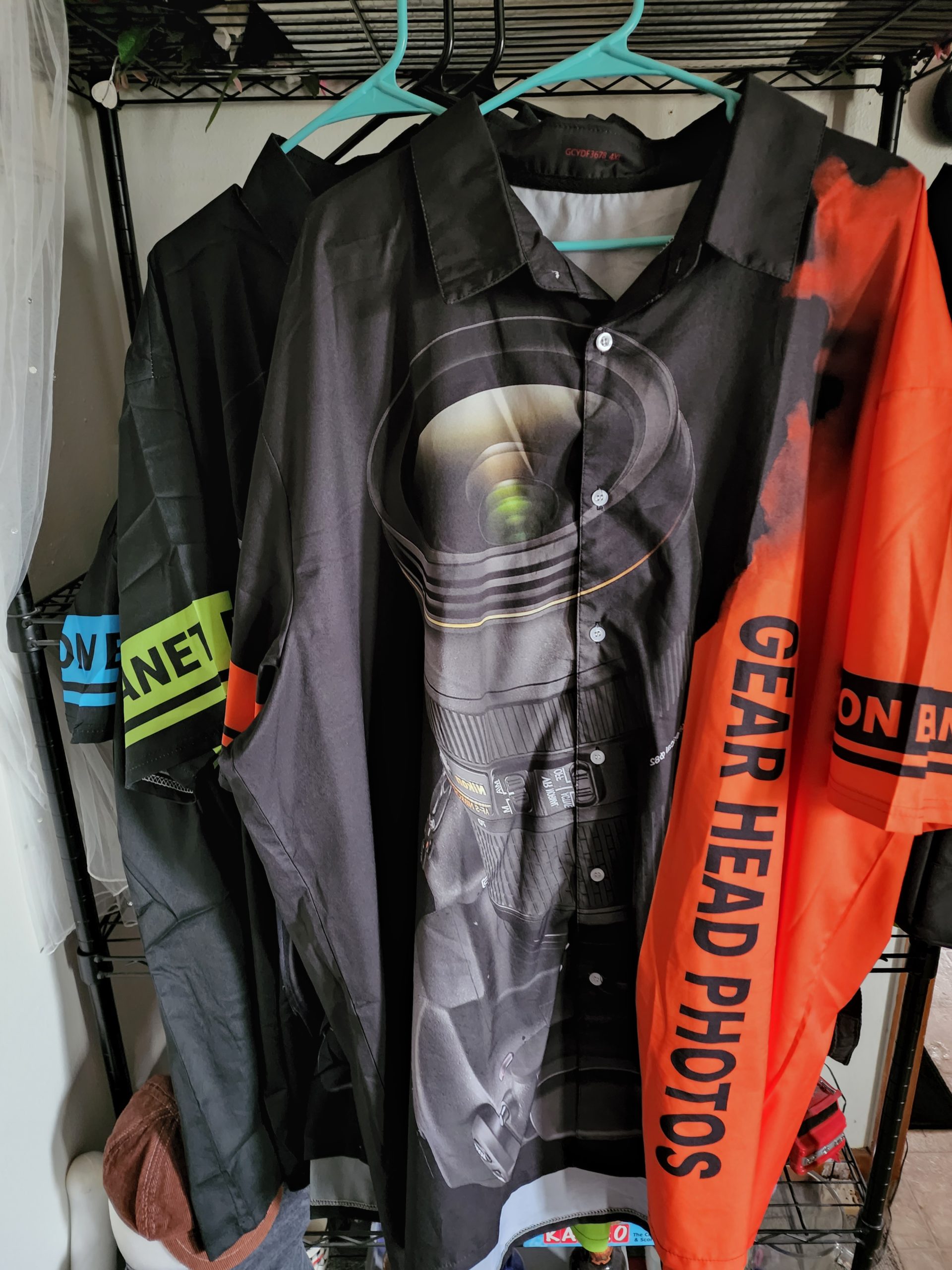 Click to view full screen Personalized Name And Color Love Digital Camera All Over Printed Clothes TN787 photo review