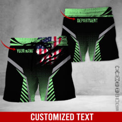 Custom Green 3D All Over Printed Work Uniform - photo 120