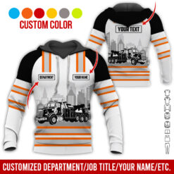 Custom Love Tow Truck Hoodie - photo 360