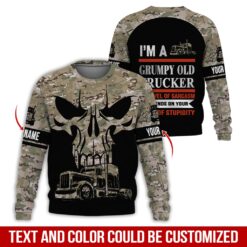 Custom Name Proud Trucker Hoodie - photo 4