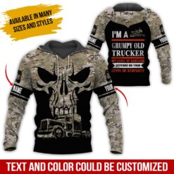 Custom Name Proud Trucker Hoodie - photo 5