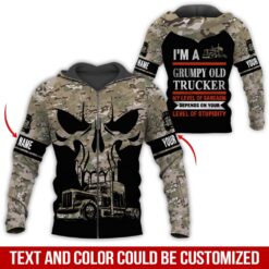 Custom Name Proud Trucker Hoodie - photo 6