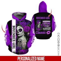 Custom November Girl 3D Hoodie - photo 6