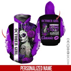 Custom October Girl 3D Hoodie - photo 5