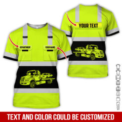 Pocket-Custom Name and Color Love Tow Truck Hoodie - photo 292