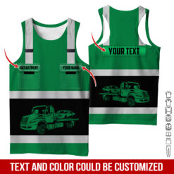 Pocket-Custom Name and Color Love Tow Truck Hoodie - photo 400