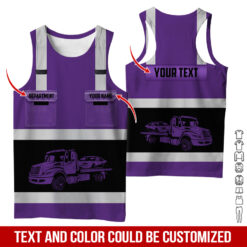 Pocket-Custom Name and Color Love Tow Truck Hoodie - photo 410