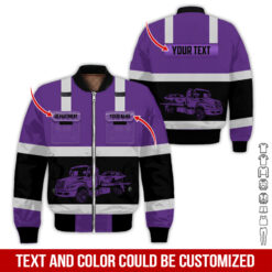 Pocket-Custom Name and Color Love Tow Truck Hoodie - photo 411