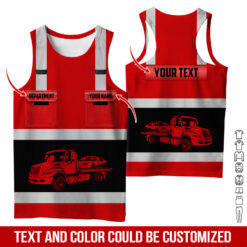 Pocket-Custom Name and Color Love Tow Truck Hoodie - photo 310
