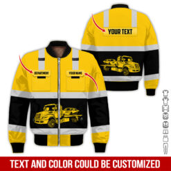 Pocket-Custom Name and Color Love Tow Truck Hoodie - photo 321