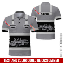 Pocket-Custom Name and Color Love Tow Truck Hoodie - photo 324