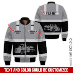 Pocket-Custom Name and Color Love Tow Truck Hoodie - photo 331