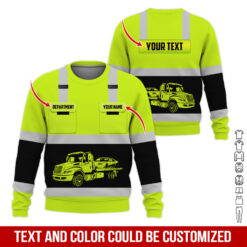 Pocket-Custom Name and Color Love Tow Truck Hoodie - photo 295