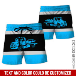 Pocket-Custom Name and Color Love Tow Truck Hoodie - photo 339