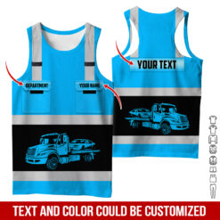 Pocket-Custom Name and Color Love Tow Truck Hoodie - photo 340