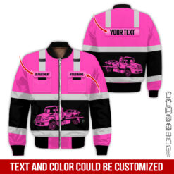 Pocket-Custom Name and Color Love Tow Truck Hoodie - photo 361