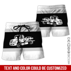 Pocket-Custom Name and Color Love Tow Truck Hoodie - photo 369