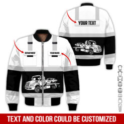 Pocket-Custom Name and Color Love Tow Truck Hoodie - photo 371