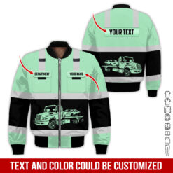 Pocket-Custom Name and Color Love Tow Truck Hoodie - photo 381