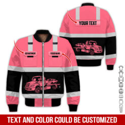 Pocket-Custom Name and Color Love Tow Truck Hoodie - photo 391