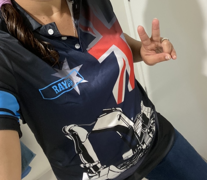 Click to view full screen Personalized Name And Color Love Excavator All Over Printed Clothes SU571 photo review