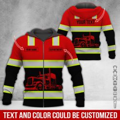 Full Color Custom Name Semi Truck All Over Print Shirt - photo 415