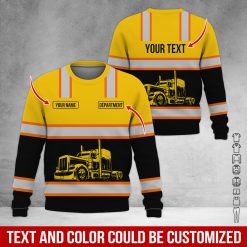 Full Color Custom Name Semi Truck All Over Print Shirt - photo 417