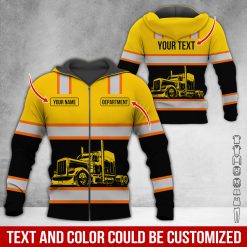 Full Color Custom Name Semi Truck All Over Print Shirt - photo 419
