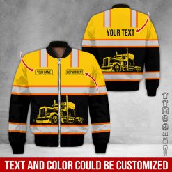 Full Color Custom Name Semi Truck All Over Print Shirt - photo 420