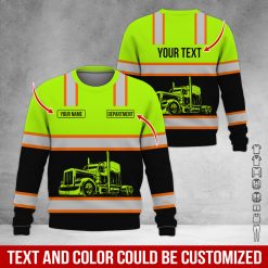 Full Color Custom Name Semi Truck All Over Print Shirt - photo 412