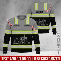 Full Color Custom Name Semi Truck All Over Print Shirt - photo 421