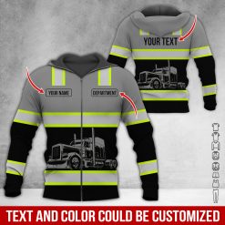 Full Color Custom Name Semi Truck All Over Print Shirt - photo 423