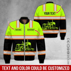 Full Color Custom Name Semi Truck All Over Print Shirt - photo 413