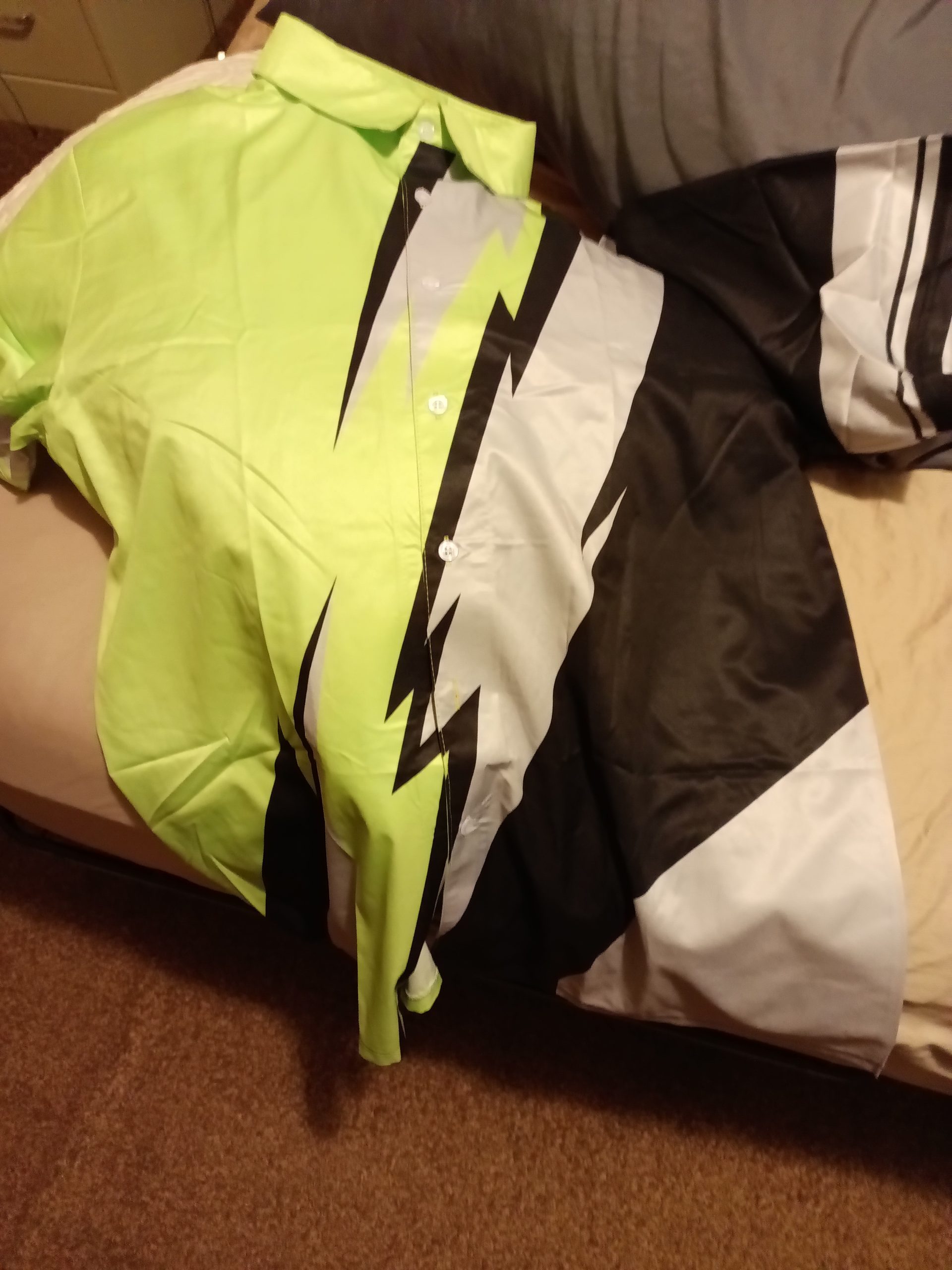 Click to view full screen Custom Text And Logo Uniform Full Colors All Over Printed Clothes SS821 photo review