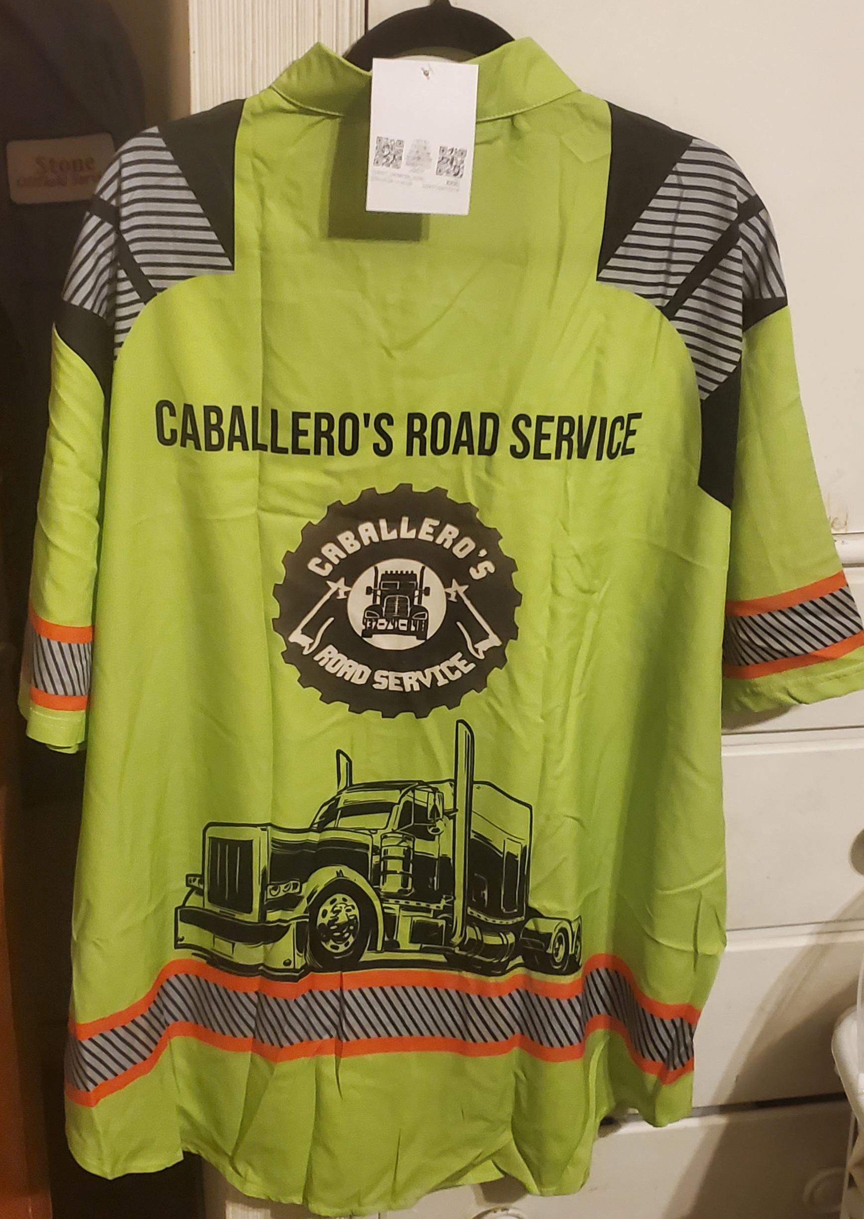 Click to view full screen Pocket-Proud Trucker Full Color All Over Printed Clothes GG308 photo review